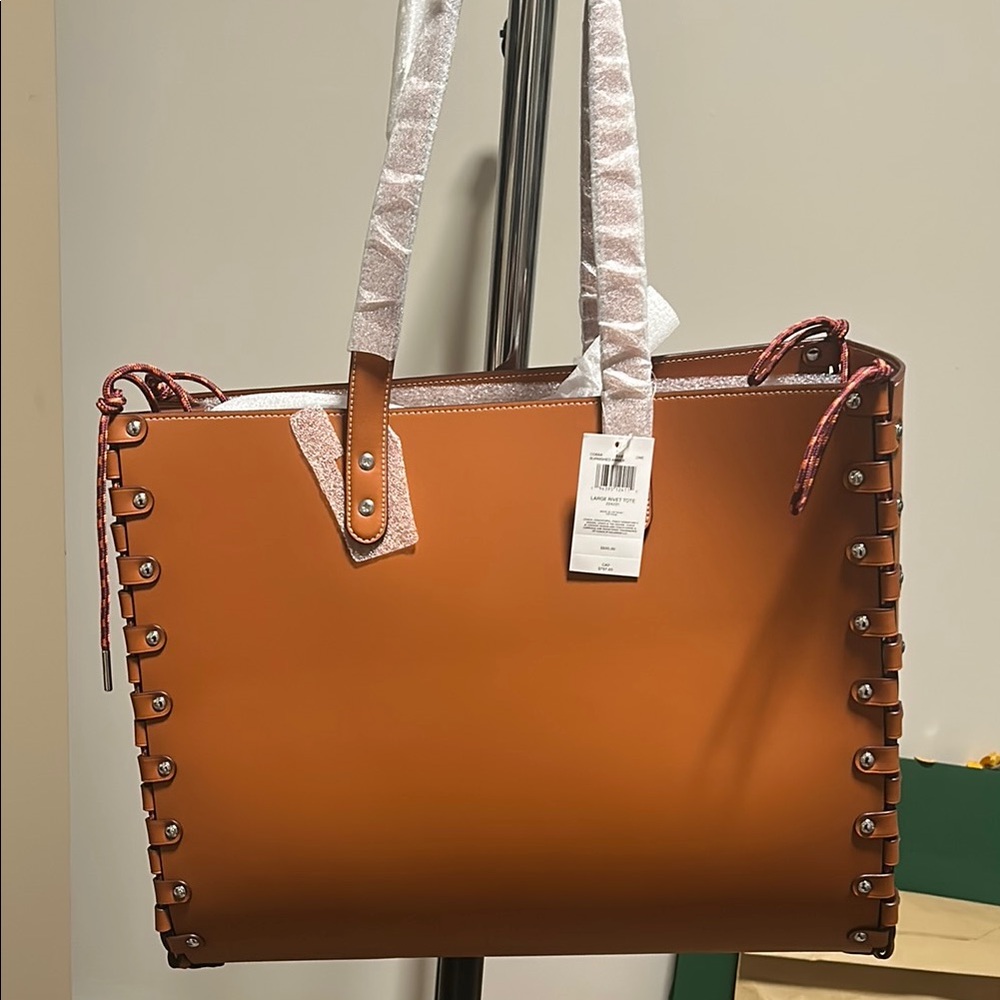 Coach Large Rivet Tote Bag
